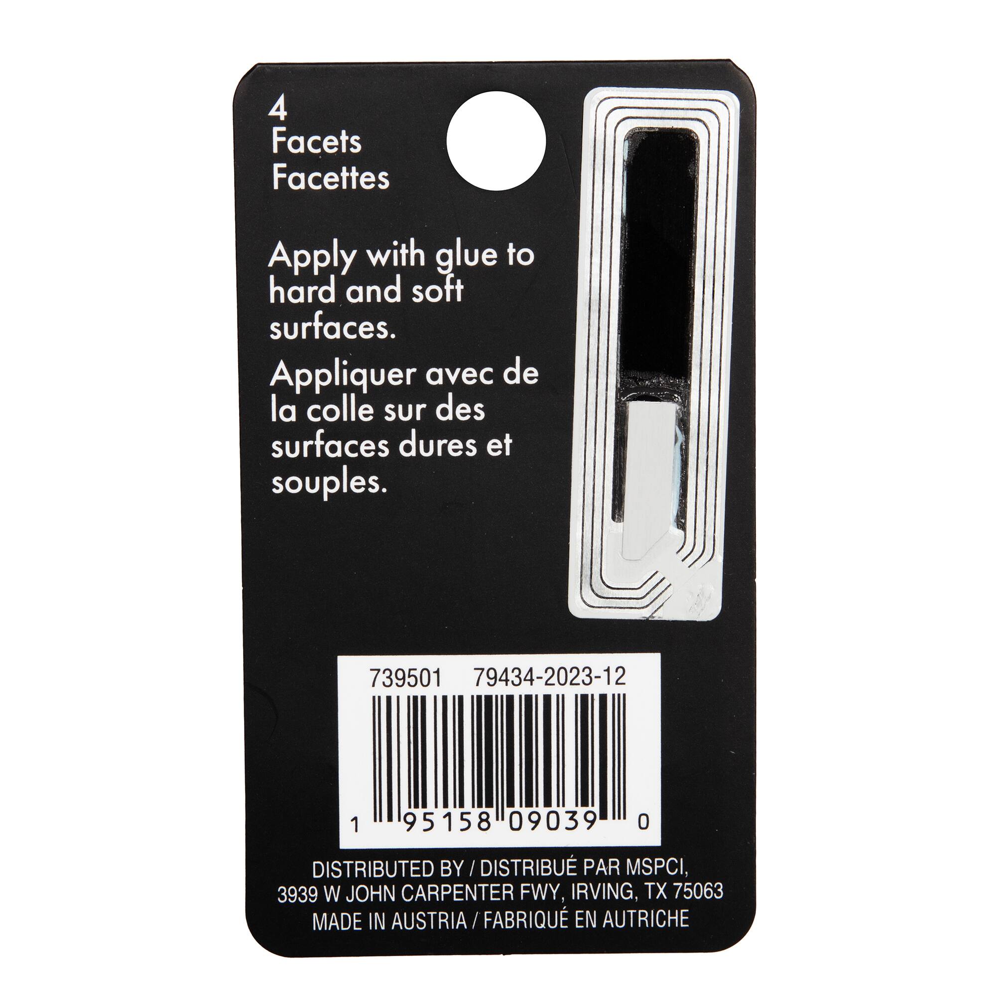 3.7mm Crystal AB Baguette Glue-On Austrian Crystals by Bead Landing™, 10ct.